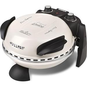 G3 Ferrari G3Ferrari - Forno elettrico per pizza Delizia G1000617 Icy Cream - edizione limitata - fino a 400 gradi con pietra naturale ignifuga/pizza e molto altro ancora, in 3 minuti/anche per tavolo e