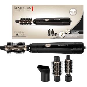 Remington Spazzola ad Aria Calda - 3 accessori: Spazzola Rotonda da 25 mm e 38 mm,Bocchetta styling - Blow Dry&Style: Asciuga e Modella,ideale per capelli corti-medi,2 livelli di riscaldamento,AS7300