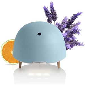 Puressentiel, Diffusore Umidificatore ad Ultrasuoni Spoutnik, Per Oli Essenziali, Fino a 14 Ore di Diffusione, Pratico e Silenzioso, Con Materiali Ecologici