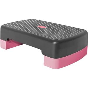 Generico Step Fitness - Stepper Regolabile In Altezza Per Esercizi | Pedana Antiscivolo Da 45 Cm Per Allenamento Cardio, Aerobica, Palestra E Casa