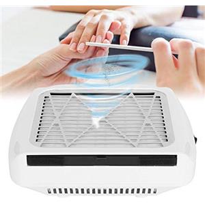 Naroote Aspiratore Unghie,Collettore di polveri per Unghie, collettore di polveri per Unghie 80W Aspiratore di polveri per Unghie Aspirapolvere per Unghie con Filtro(EU, 220 V)