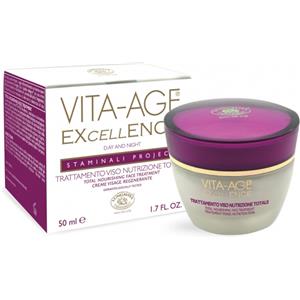 OFI SPA Vita Age Excellence Crema Viso Anti Età 50ml con Cellule Staminali e Collagene