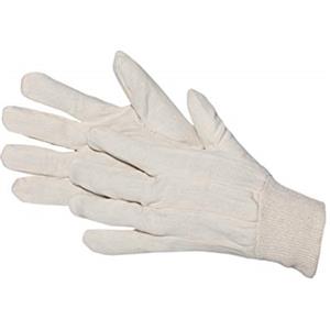 Jah Oekotex - Guanti in cotone 519, 12 paia di guanti in jersey di peso medio, taglia 8