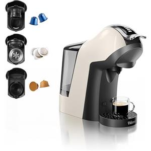 Tristar Macchina caffè Multi-Capsula 3-in-1 - Compatibile con Capsule Nespresso® e Dolce Gusto® - 19 bar - Senza BPA - CM-2301
