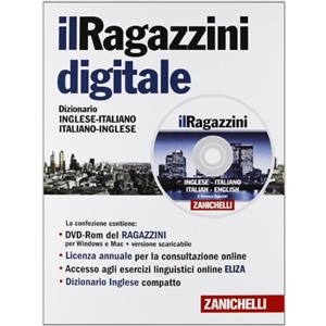 Zanichelli Il Ragazzini digitale 2014. Dizionario inglese-italiano, italiano-inglese. Licenza online di 12 mesi dall'attivazione. DVD-ROM