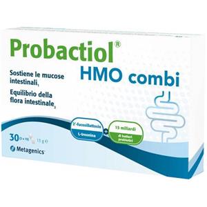 Metagenics Probactiol HMO Combi - Integratore con 2'-fucosillattosio, L-treonina, Vitamina A e D - 30 Capsule