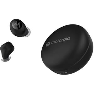 Motorola Sound Auricolari senza fili Moto Buds 250 - In-ear - Tecnologia Qi - Resistente all'acqua e al sudore - Controllo touch e vocale - 18 ore di riproduzione - Nero, S/M/L