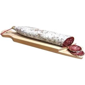 Made In Italy Tagliere per Salame 37x7,5x2 cm, Legno, Normal Size