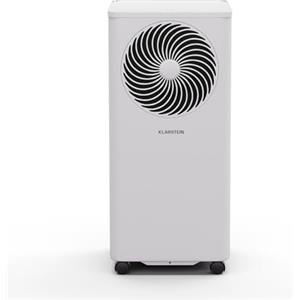Klarstein Condizionatore Portatile 3 in 1, 9.000 BTU, Climatizzatore Mobile con Deumidificatore e Ventilatore, Controllo Vocale e App, Telecomando, Tubo di Scarico, per Stanze fino a 31m², Bianco