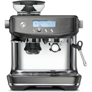 Sage - The Barista Pro - Macchina per Caffè in Grani con Montalatte Manuale - Acciaio Inox Nero
