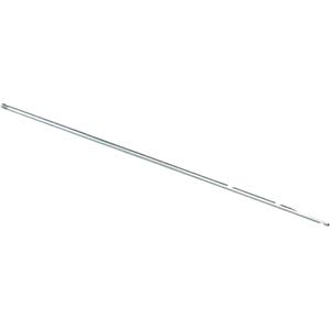 SEAC PR80 Asta Filettata in Acciaio per Pesca Subacquea Unisex Adulto, Ø7mm x 95cm, Grigio Argento