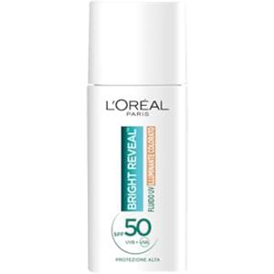 L'Oréal Paris Fluido UV Anti-Macchie Bright Reveal SPF50 50 ml - Tonalità Medium con Niacinamide