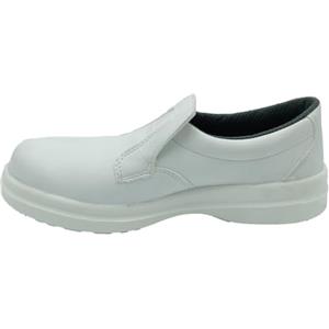 Panda Scarpa Antinfortunistica Bianca Unisex Made in Italy Sanitaria Ristorante Senza Lacci Mocassino da Lavoro Uomo Donna Suola in Microfibra inodore (41)