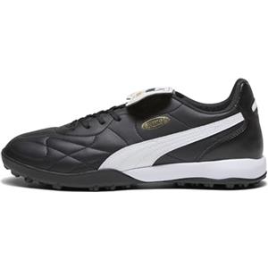 PUMA Scarpe da Calcio Unisex King Top TT, Puma Nero PUMA Bianco PUMA Oro, 44 EU