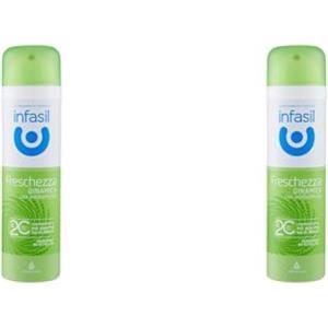 Infasil Deodorante Spray Freschezza Dinamica con Molecola 2C, Betaciclodestrina, Senza Alcol e con Antibatterico, Efficace Fino a 24h, 150 ml (Confezione da 4)