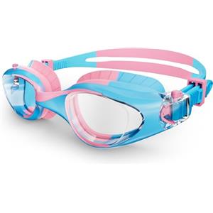 HIGAHY Occhialini da Nuoto Bambini - Occhialini Piscina Bambina e Bambino 6-14 Anni, Anti Appannamento e Protezione UV Regolabili Occhialini, Adatto per Mare e Subacquea