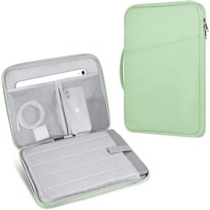HoYiXi Custodia universale per 9-11 pollici Fire HD 10 e Fire HD 10 Plus Compatibile iPad 9.7 /iPad Mini/Samsung Galaxy Huawei Tablet Sleeve Thickened and drop-proof Cover Case，verde