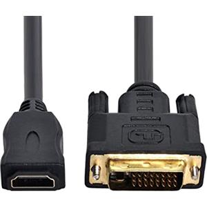 Chenyang Adattatore da HDMI a DVI,Cavo convertitore da HDMI femmina a DVI (24+5) maschio,1080P per PC,laptop,HDTV DVI a HDMI