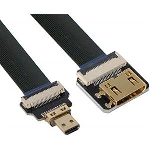 chenyang CY Cavo da Micro HDMI a Mini HDMI CYFPV Mini HDMI Femmina a Micro HDMI Maschio Prolunga Cavo piatto FPC 1080P per FPV HDTV Fotografia aerea multicotteri