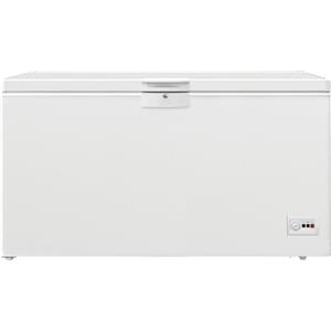 Beko HSM46740 - Congelatore grande, capacità utile 451 l, 3 cestini, allarme temperatura, serratura per interni, 36 dB (A), bianco