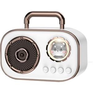 Faeymth 1 Altoparlante Bluetooth retrò di Alta qualità con Casse Risonanti per Desktop in Plastica, Altoparlante Portatile da Casa - Colore