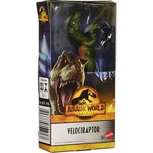 Mattel Velociraptor Jurassic World - Figura di dinosauro 15 cm con dettagli realistici