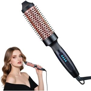 XINYUNXIN Thermal Brush - One-Step Asciugacapelli e Styler con Riscaldamento Rapido in 30s, 4 Velocità Regolabili & Cura a Infrarossi | Spazzola per Capelli per Donne con Risultati Professionali # Nero