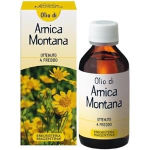 Erboristeria Magentina Olio di Arnica Montana 100 ml - Rinforzante Muscolare e per Dolori Muscolari