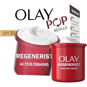 Olay Regenerist Crema Viso Giorno SPF30 Ricarica. Crema Idratante Antirughe e Rassodante con Protezione Solare. Niacinamide e Peptidi Anti-Età. Rinnova, Rassoda e Idrata. Non Unge. 50ml