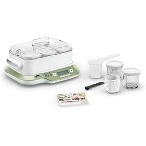 Seb Multi Delices Express Vegetale Yogurtiera 6 vasetti di vetro 140 ml, senza BPA, 6 programmi, programma espresso, prodotto in Francia YG660A11