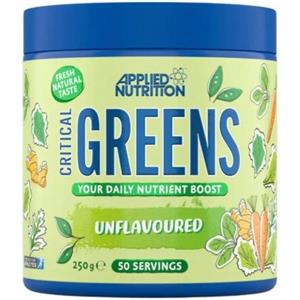 Applied Nutrition Critical Greens 250g - Integratore Super Verde Senza Aroma, Adatto a Vegani e Vegetariani