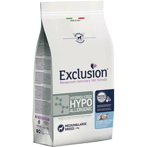 EXCLUSION PESCE E AMIDO HYDROLIZED (IDROLIZZATO) HYPO MEDIUM/LARGE DOG KG 12 [SPEDIZIONE GRATUITA]