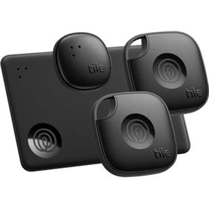 Tile by Life360 Essentials (2024) - Localizzatori e tracker Bluetooth per chiavi, portafogli, telecomandi e altro. Trova facilmente tutte le tue cose. Compatibile con iOS e con Android. Pacchetto da 4