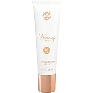 Wakeup Cosmetics Milano Wakeup Cosmetics - BB Magic Cream SPF15 dal Finish Naturale e Radioso, Perfezionatrice dell'Incarnato, Colore 02 Medium