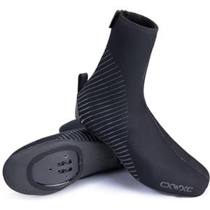 CXWXC Copriscarpe Invernali per Bici da Corsa, per Uomo e Donna, Caldo Copriscarpe per Bici da Corsa, MTB, Scarpe da Ciclismo, Antivento, in Neoprene (CX-206, XL)