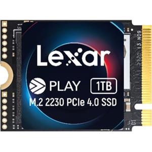 Lexar PLAY 2230 PCIe 4.0 1TB SSD Interno, SSD M.2 PCIe Gen4x4, fino a 5200MB/s in lettura, 4700MB/s in scrittura, unità a stato solido interna compatibile Steam Deck, ASUS ROG Ally (LNMPLAY001T-RNNNG)