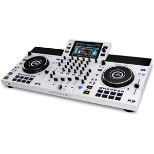 Denon DJ SC LIVE 4 WHITE - Console Indipendente per DJ con Stem su 4 Canali, streaming Wi-Fi, Altoparlanti, compatibile con Serato DJ e Virtual DJ
