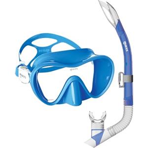 Mares Combo Tropical, Maschera e Boccaglio per Snorkeling, Adulto, Unisex, Blu