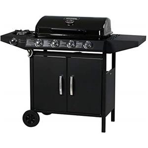 Habitat et Jardin Barbecue Gas Festa 5 - 5 fuochi di Cui 1 Laterale - 12,9 Kw- Nero