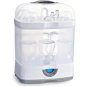 Chicco SterilNatural Sterilizzatore Biberon 3in1, Sterilizzatore Modulare a Vapore Naturale Adatto per il Microonde, con 3 Configurazioni, Veloce e Facile da Usare, Fino a 6 Biberon da 330 ml, Bianco