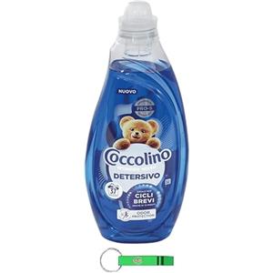 Beni Culinari 8 X Coccolino Wonder Wash Odor Protection detersivo liquido per lavatrice - Ideale per cicli brevi 37 lavaggi 1480 ml + portachiavi Beni Culinari