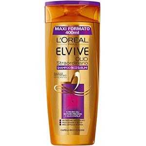 L'Oreal Paris Elvive Ricci Sublimi Shampoo Idratante 400 ml Capelli Lisci, Ricci, Volume