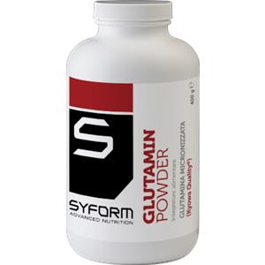 Syform Glutamin Powder 400g - Integratore Alimentare di L-Glutamina Micronizzata, Senza Glutine e Privo di Lattosio