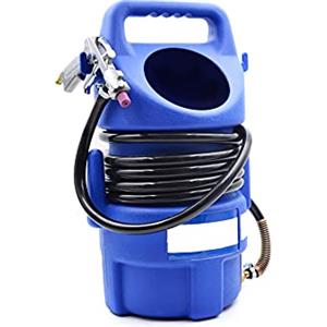 LED LEDS sabbiatrice compressore portatile con ugello in ceramica e serbatoio 10 litri