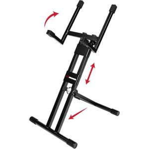 Gator Frameworks Supporto per amplificatore per chitarra a profilo alto; perfetto per modellatori digitali e testate di amplificatori (GFWGTRAMP200)