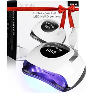 jutyum 220W Lampada UV LED Unghie, 10/30/60/99S Fornetto Unghie Semipermanente con Automatico Sensore, Lampada LED Unghie con Manico, Lampada Unghie per Manicure a Casa e in Salone Principianti USO
