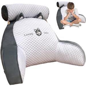 Generico Cuscino da Lettura per Letto,Comodo Cuscino Schienale Letto per la Schiena,Cuscino di Supporto Dello Schienale con Bracciolo,Perfetto per Il Supporto Della Schiena Durante Rilassarsi 60×40cm(rauco)