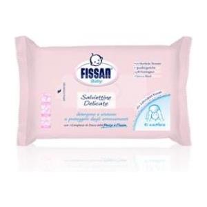 Fissan Salviettine Delicate 72 Pezzi - Morbido Tessuto con Lozione Detergente per Pelli Sensibili