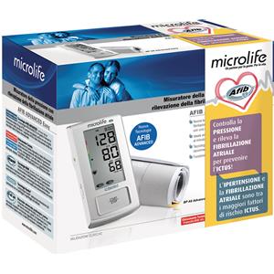 COLPHARMA Srl Microlife AFIB Advanced Easy - Misuratore di Pressione con Rilevazione della Fibrillazione Atriale