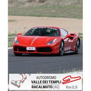 We Can Race Guida una FERRARI 488 GTB da 670cv all'autodromo Valle dei Templi di Racalmuto, (AG) a partire da 1 giro (2,5km) - Esperienza in pista - Azienda affiliata a wonderbox smartbox esperienza 3 idee regalo uomo